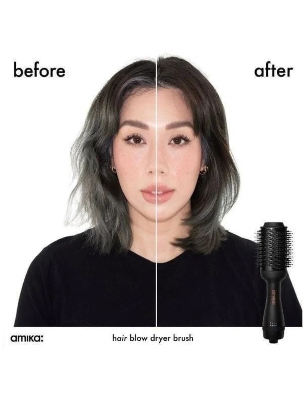 NIB Amika Hair Dryer Brush